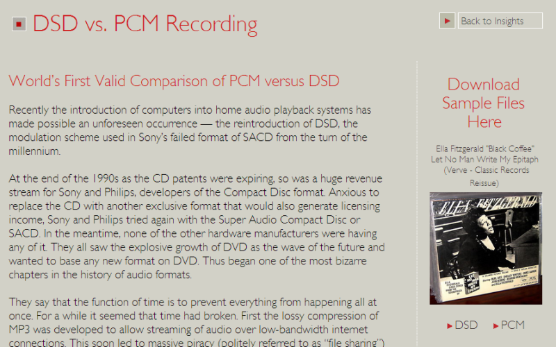 DSD vs PCM