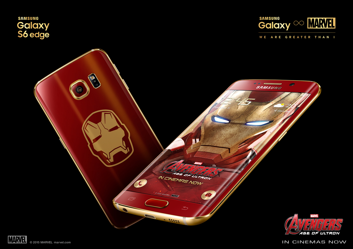 s6 edge iron man