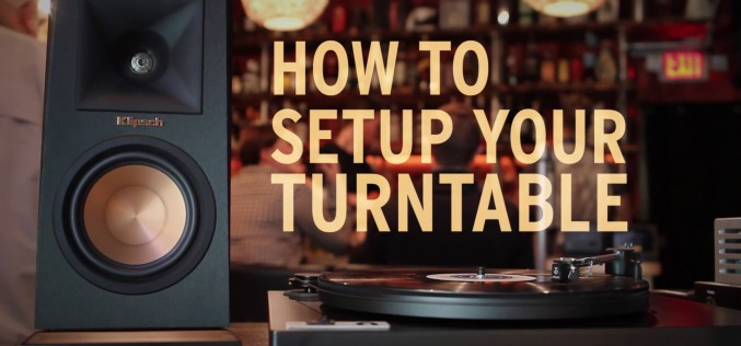 HOW TO SETUP TURNTABLE